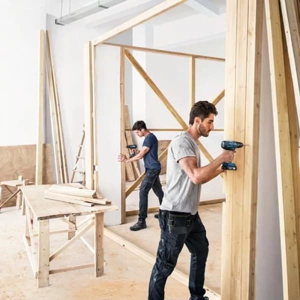 Bosch Professional GSB 18V- 21 slagborr + 2 2,0Ah batterier + GAL 1820 laddare - 06019H1109