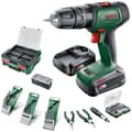 Miniatyrbild 1 av 6: Perceuse Visseuse UniversalImpact 18V (1x1,5Ah/1x 2,5Ah) + 46AC-set + AL18V-20 i Systembox S