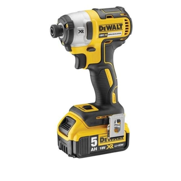 Pack 18V DCD796 slagborrskruvdragare + DCF887 slagskruvdragare + 2 5Ah batterier + laddare + T-STAK box - DEWALT - DC