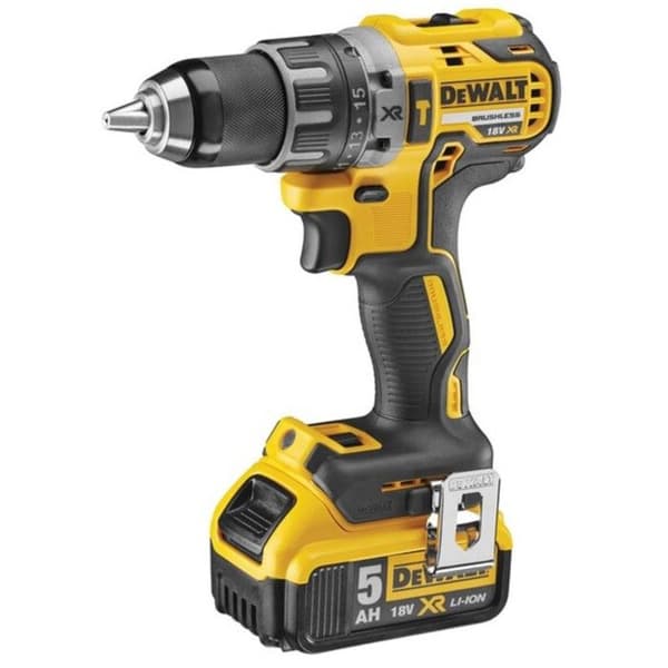 Pack 18V DCD796 slagborrskruvdragare + DCF887 slagskruvdragare + 2 5Ah batterier + laddare + T-STAK box - DEWALT - DC