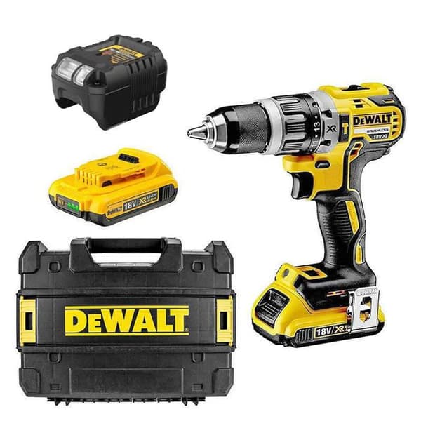 Slagborrskruvdragare med 18V Li-Ion 2x2Ah batteri - DeWalt - DCD796D2