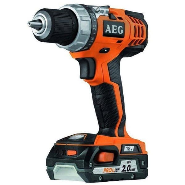 AEG 12V Prolithium-ion borrmaskin - 2 batterier 2,0Ah - 1 laddare 40 min - BS12C2 LI-202B