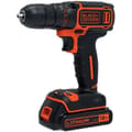 Miniatyrbild 1 av 4: Black &amp; Decker BDCDC18KB 18V 2x 1,5Ah sladdlös borrmaskin/skruvdragare med väska