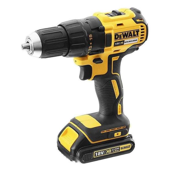 Sladdlös skruvmejsel - DEWALT - XR 18V - 1,5 Ah Li-Ion - 13 mm chuck - 15 justeringslägen