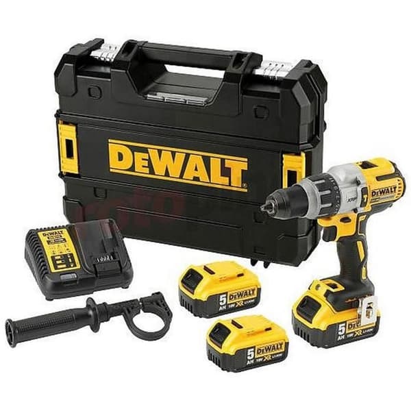 DeWalt trådlös slagborrare 18 V/5 Ah, Set av 2 - DCD996P3