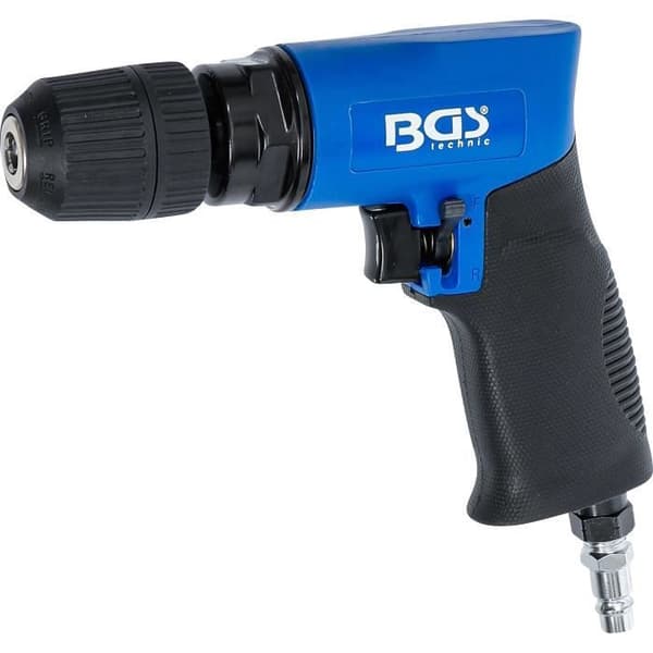 Pneumatisk borr - BGS - Med 10 mm snabbchuck - Vändbar - Metall