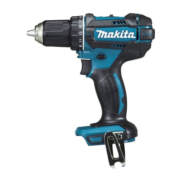 18V skruvmejselborr (utan batteri eller laddare) i kartong - MAKITA - DDF482Z