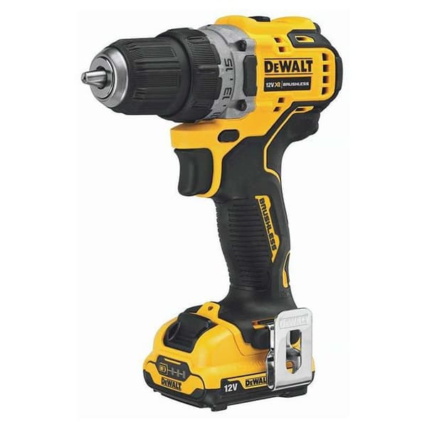 Pack borrskruvdragare med slag + stansskruvdragare DeWalt - DCD701 - DCF801 - 12V - 2x3.0Ah