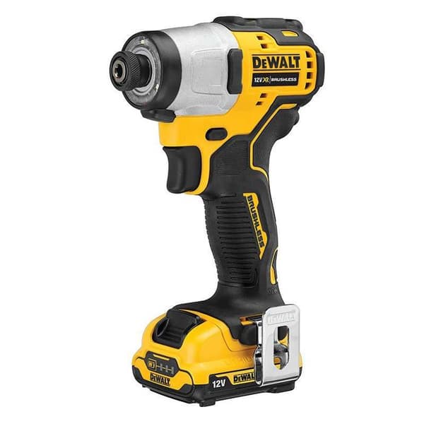 Pack borrskruvdragare med slag + stansskruvdragare DeWalt - DCD701 - DCF801 - 12V - 2x3.0Ah