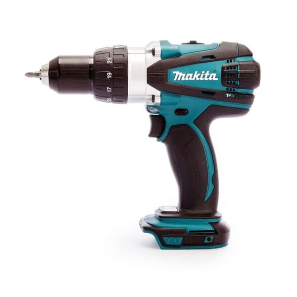 18 V slagborrskruvmejsel (utan batteri eller laddare) - MAKITA - DHP458Z