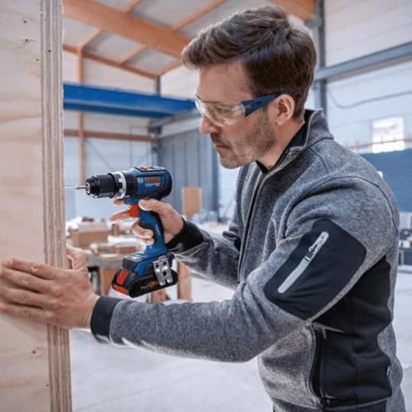Perceuse visseuse percussion GSB 18V-90 C - BOSCH - utan batteri eller laddare - L-Boxx - 06019K6102
