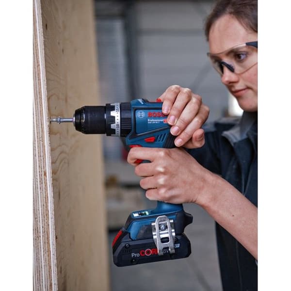 Perceuse visseuse percussion GSB 18V-90 C - BOSCH - utan batteri eller laddare - L-Boxx - 06019K6102