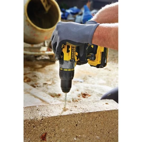 Stanley FMC625D2 Fatmax 18V slagborr - 2,0 Ah batteri - 1,5-13 mm chuck