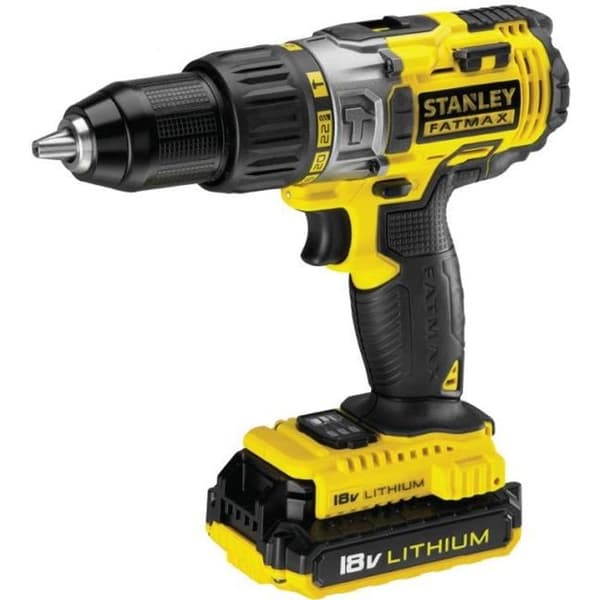 Stanley FMC625D2 Fatmax 18V slagborr - 2,0 Ah batteri - 1,5-13 mm chuck