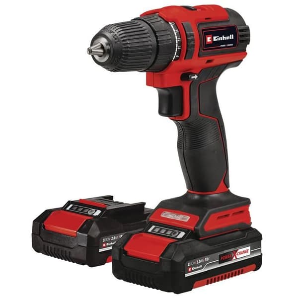 Einhell Sladdlös Borrskruvdragare TE-CD 18/40 Li BL (2x2,0 Ah) Power X-Change (18V) Levereras med 2 Batterier 2,0Ah och en Laddare