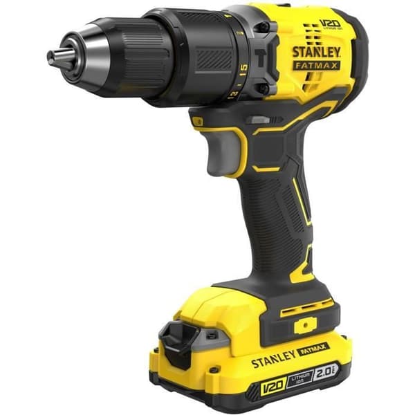 Borstlös slagborrskruvdragare 60 Nm - Litium 18V - 2 batterier 2Ah - STANLEY FATMAX V20 - SFMCD715D2K-QW