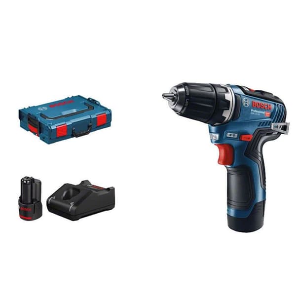 12V GSR 12V-35 Professionell borrskruvmejsel - BOSCH - 06019H8002 - 2 3Ah batterier - Borstlös motor