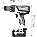 Miniatyrbild 3 av 4: Bosch Professionell sladdlös borrhammare GSB 18 V-28 (18V, 2 batterier 2,0 Ah, med tillbehörssats 35 p 06019H400
