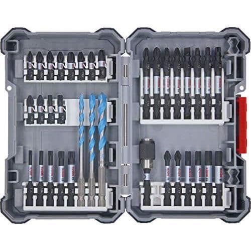 Bosch Professionell sladdlös borrhammare GSB 18 V-28 (18V, 2 batterier 2,0 Ah, med tillbehörssats 35 p 06019H400