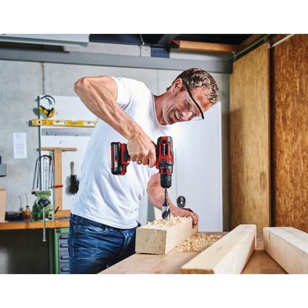 Einhell 4513927 sladdlös borrmaskin - 2 batterier - Power x-change - Batteri - Kraftfullt och hållbart verktyg