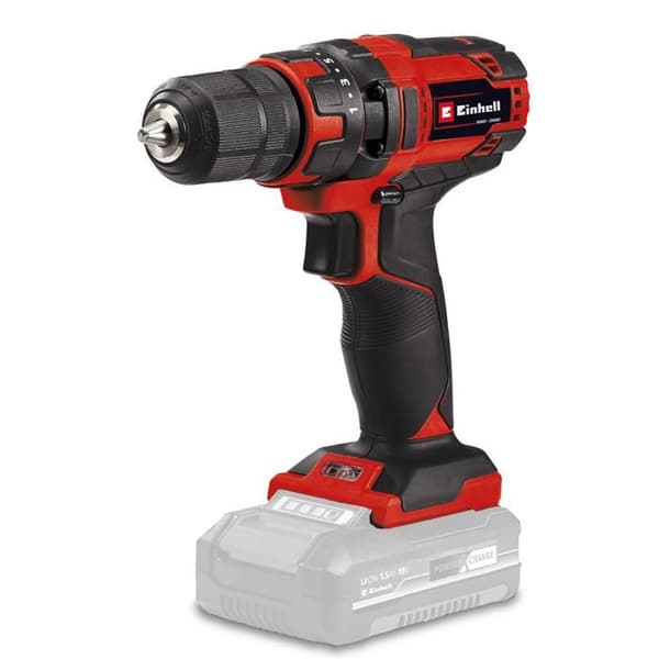 Einhell 4513927 sladdlös borrmaskin - 2 batterier - Power x-change - Batteri - Kraftfullt och hållbart verktyg