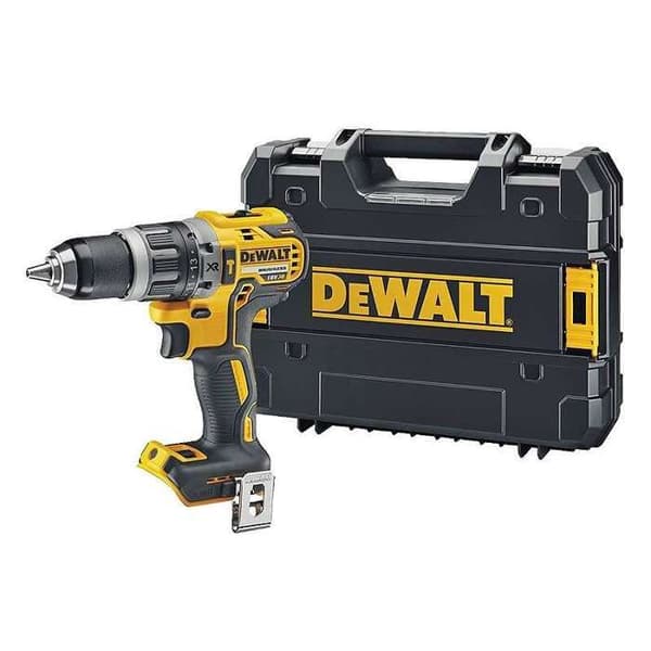18V borstlös slagborrskruvmejsel (utan batteri eller laddare) + T-STAK box - DEWALT - DCD805NT