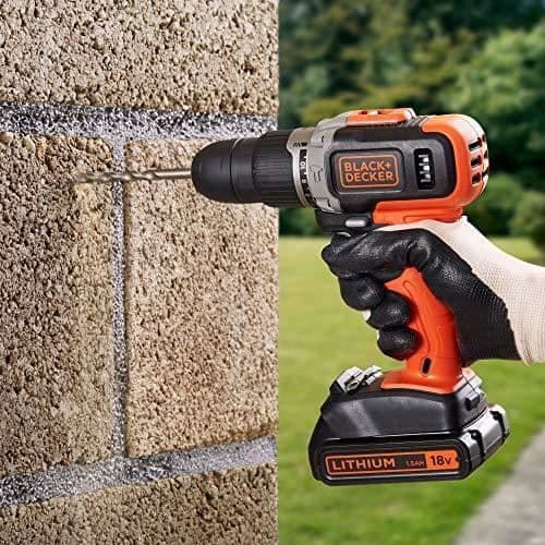 Slagsåg - Black + Decker - BCD003C2K-QW - 18 V - 21 000 ipm - 2 batterier 1,3 Ah