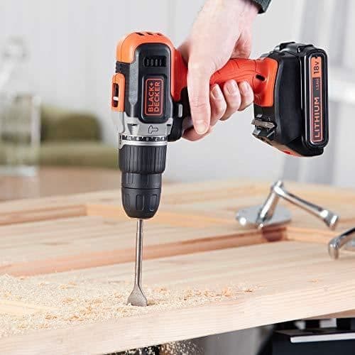 Slagsåg - Black + Decker - BCD003C2K-QW - 18 V - 21 000 ipm - 2 batterier 1,3 Ah