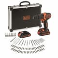 Miniatyrbild 1 av 3: Black &amp; Decker BDCHD18BAFC Borrhammare s. tråd 18V 2 batterier