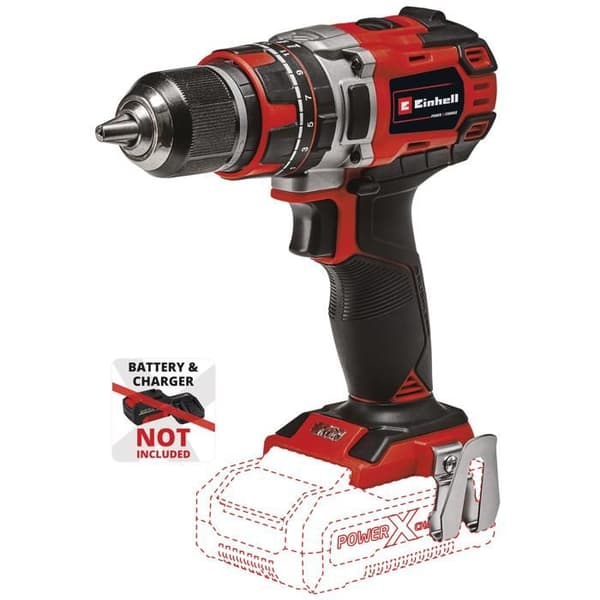 Einhell Professional Slagborrmaskin TP-CD 18/50 Li-i BL Solo Power X-Change (18V) Levereras utan batteri och laddare