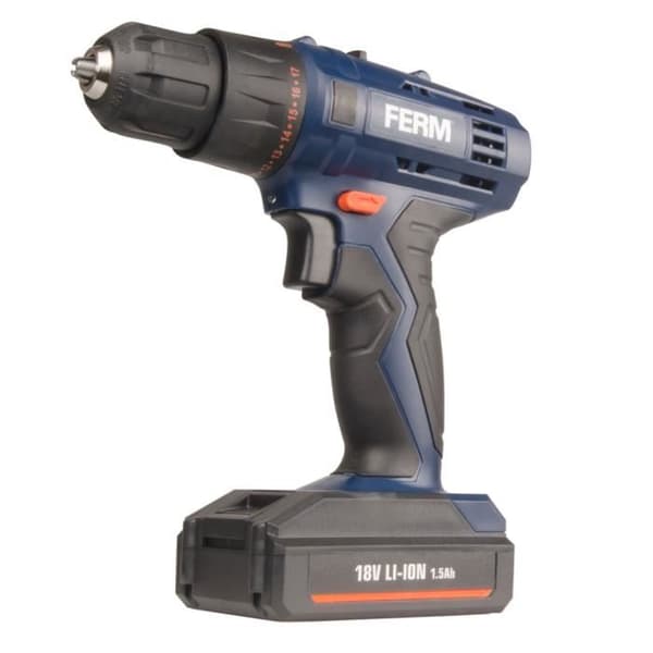 FERM Sladdlös borrmaskin 18 V Li-Ion CDM1120