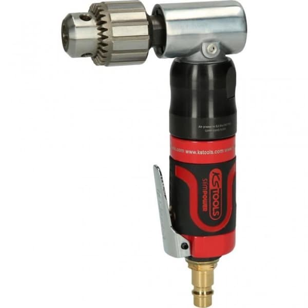 slimPOWER pneumatisk mini vinkelborr - slimPOWER 515.5525 - Nyckelchuck - Metall - 6 mm