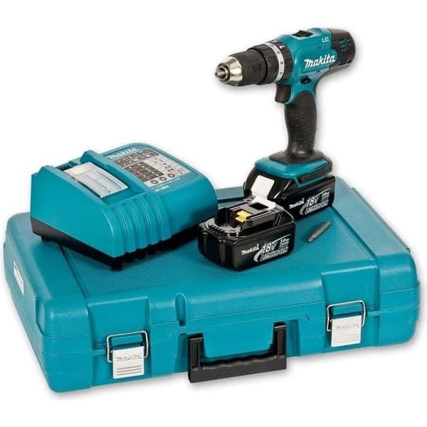 MAKITA Slagborr DHP453RFE 2x18V Li