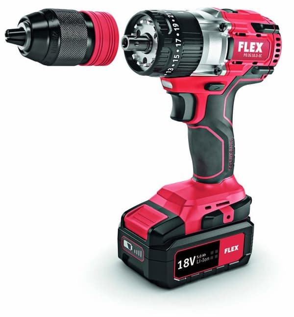 18V PD 2G 18.0-EC C FLEX skruvmejselborr - utan batteri eller laddare - 491233