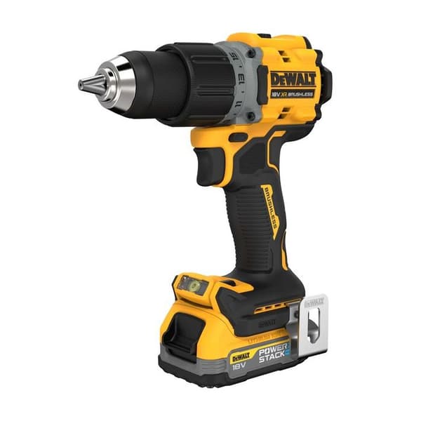 XR 18V 1,7Ah Li-Ion borstlös kompakt borrskruvdragare Powerstack DEWALT - DCD800E2T-QW