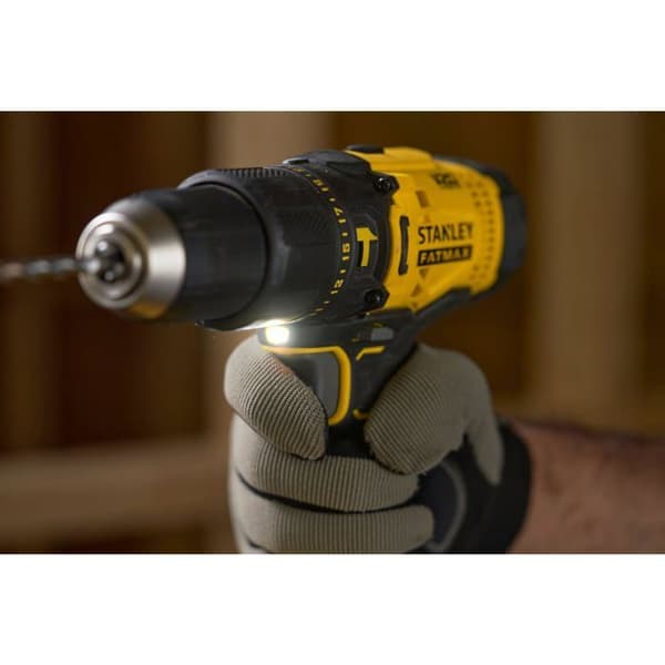 Stanley Fatmax SFMCD711DSA 18V sladdlös slagborrmaskin - 2x2Ah