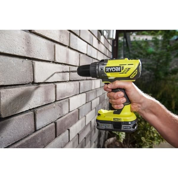 RYOBI 2-växlad 18V ONEPLUS hammarborrmaskin - 2x 2,0 Ah R18PD3-220S LithiumPlus-batterier