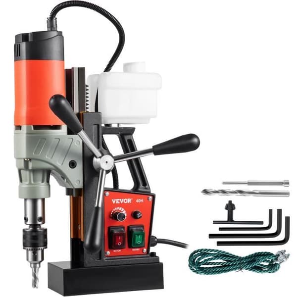 VEVOR Magnetisk borrpress tvåbits kolumnborr 13000 N 36 x 28 x 12 cm
