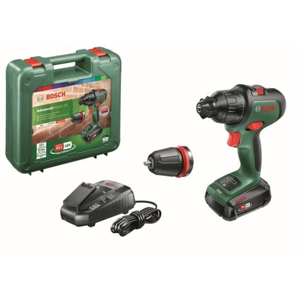 Bosch borrhammare - AdvancedImpact 18 (Levereras i kartong med 1 bat, 1 bit, 1 chuck, 1 laddare) - PowerForAll