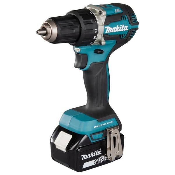 Makita DDF484RT3J, Pistol Grip Drill, Drilling, Craft, Black, Blue, Silver, 2000 RPM, 1,5 in, 0,5 in