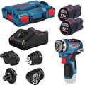 Miniatyrbild 1 av 3: Bosch Professional GSR 12V-35 FC borrmaskin + 2 batterier 3,0Ah + L-Boxx - 06019H3000