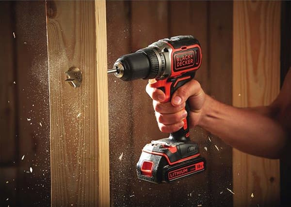 Sladdlös borrskruvmejsel - BLACK+DECKER - BL186KB-QW - 2 hastigheter - 13 mm - 52 N m - 2 18 V batterier