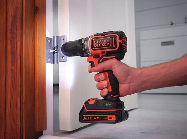 Sladdlös borrskruvmejsel - BLACK+DECKER - BL186KB-QW - 2 hastigheter - 13 mm - 52 N m - 2 18 V batterier