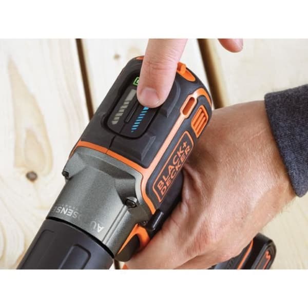 BLACK & DECKER ASD18KB – 18V Li-ion Autosense sladdlös borrmaskin 2 batterier
