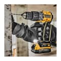 Miniatyrbild 4 av 5: Kompakt borrskruvdragare med slag XR borstlös - DEWALT - med 2 batterier 18V 1.7Ah - laddare - TSTAK- DCD805E2T-QW