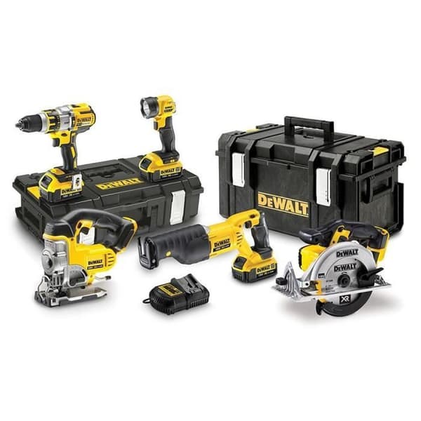 DeWALT DCK594M3 Borrhammare Sticksåg Cirkelsåg Såg 18V 4Ah