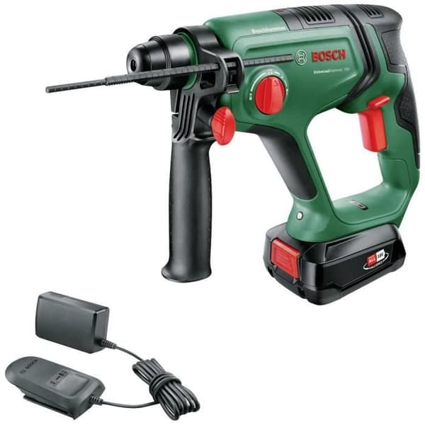 Slagboremaskine - BOSCH - UniversalHammer 18V - 2,5 Ah - Akku - SDS Plus slagskruetrækker