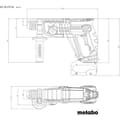 Miniatyrbild 3 av 3: Sladdlös slagborrmaskin - METABO - KH 18 LTX 24 - 18 V - SDS Plus - 2 Li-Power-batterier (18 V/4,0 Ah)