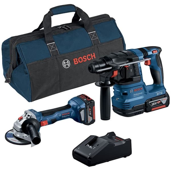 Slagborr och slipmaskinspaket - Bosch - 0615A50037