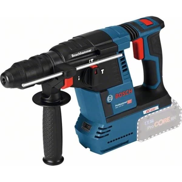 SDS Plus 18V GBH 18V-26 F 2,6J slagboremaskine (uden batteri eller oplader) i L-BOXX-kuffert - BOSCH - 0611910001